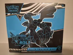 Pokemon TCG Scarlet & Violet Black Bolt ETB Elite Trainer Box Factory Sealed - Image 1