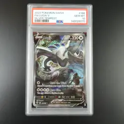 PSA 10 Lugia V 186/195 Pokemon Silver Tempest Alt Art Graded Card - Image 1