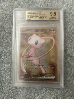 2023 Pokemon SV 151 Ultra Premium Mew Ex UR Metal Card #205/165 BGS 9.5 - Image 1