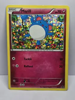 Marill 10/12 - Holo McDonald's Promo Pokemon Card - MP - Image 1