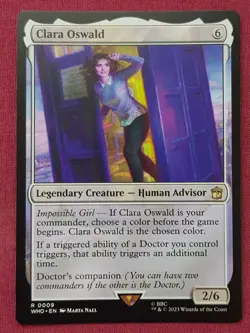 Magic The Gathering DOCTOR WHO CLARA OSWALD card MTG - Image 1