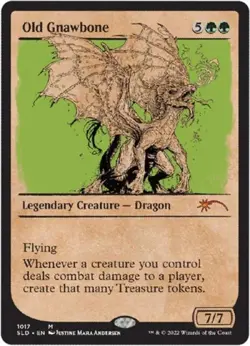MTG English Old Gnawbone NM Foil Secret Lair - Image 1