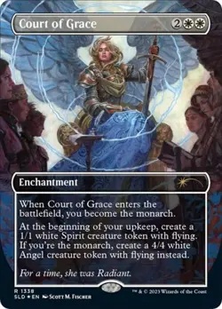 MTG English Court of Grace NM Foil Secret Lair - Image 1