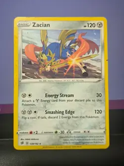Zacian #139/192 SWSH02: Rebel Clash Pokemon Card - Image 1