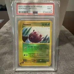 Pokemon PSA 9 Venonat Reverse Foil Skyridge #112/144 English - Image 1