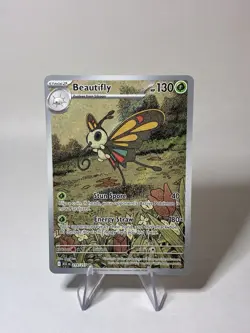 Pokemon TCG Beautifly 219/217 Ascended Heroes Illustration Rare Mint - Image 1