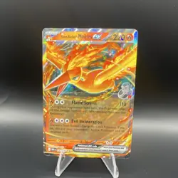 Pokemon TCG Team Rocket's Moltres EX Double Rare Holo 031/182 Sv10 English - Image 1