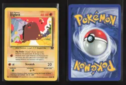 Diglett 52/82 Common Team Rocket Pokemon HP - Image 1