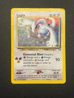 Pokemon Lugia (9/111) - Neo Genesis - Rare Holo - Image 1