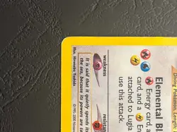 Pokemon Lugia (9/111) - Neo Genesis - Rare Holo - Image 3