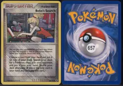 Bebe's Search 119/132 Reverse Holo Uncommon Secret Wonders Pokemon NM - Image 1