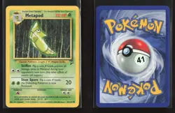 Metapod 81/130 Common Base Set 2 Pokemon NM - Image 1