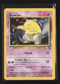 Drowzee 73/130 Common Base Set 2 Pokemon NM - Image 2