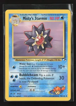 Misty's Starmie 56/132 Uncommon Gym Heroes Pokemon NM - Image 2