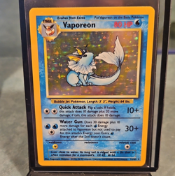 Pokemon TCG Vaporeon 12/64 Jungle Holo Rare English Unlimited 1999 (No Symbol) - Image 1
