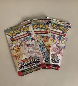 Pokemon Prismatic Evolutions Booster Pack - Random Single Art - SEALED - Image 1