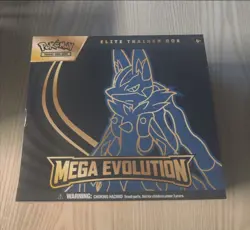 Pokemon Mega Evolution Elite Trainer Box Booster Lucario Riolu 2025 English - Image 1