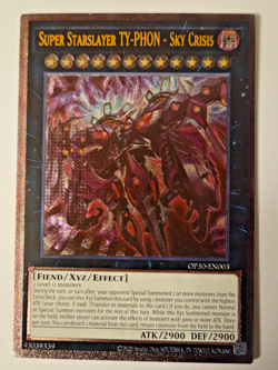 YGO Yu-Gi-Oh Super Starslayer TY-Phon - Sky Crisis OP30-EN003 NM OTS Pack Fresh! - Image 1
