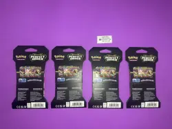 Pokemon TCG Mega Evolution Perfect Order 4 x Sleeved Booster Packs Full Art Set - Image 2