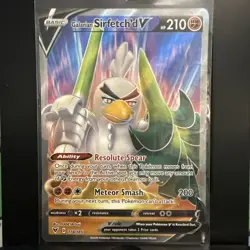 Pokemon TCG Galarian Sirfetch'd Vivid Voltage Full Art Card 174/185 NM Condition - Image 1