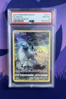 2023 POKEMON SWORD & SHIELD CROWN ZENITH #GG16 FULL ART/ABSOL PSA 10 - Image 1