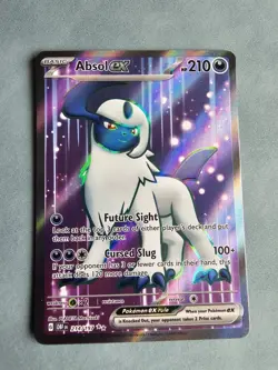 Absol EX 214/197 Sv03: Obsidian Flames NM Full Art Pokemon TCG - Image 1