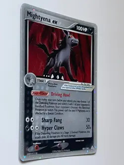 Pokemon Card Mightyena ex 101/110 EX Holon Phantoms Holo Near mint - Image 3