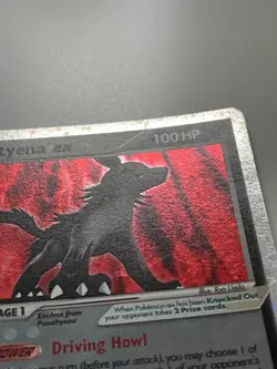 Pokemon Card Mightyena ex 101/110 EX Holon Phantoms Holo Near mint - Image 5