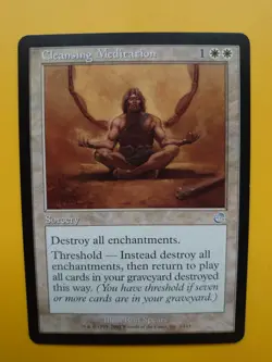 MTG Card. Cleansing Meditation Sorcery Torment. As Pictures - Image 1