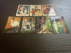 Neon Genesis Evangelion Carddass Set of 7 Holo Cards Rei Asuka Shinji Misato - Image 5
