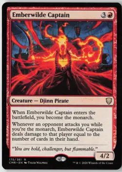 Emberwilde Captain (175) - Normal - Commander Legends (CMR) - NM - Image 1