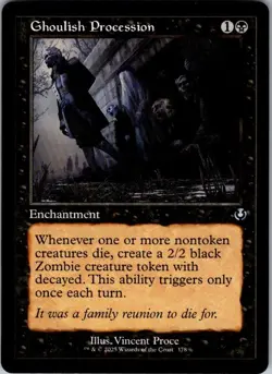 Magic | INR | Ghoulish Procession (Retro Frame) | 378 | Normal | NM - Image 1