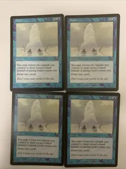 MTG LP Gush X 4 Mercadian Masques Free Shipping In The US With Tracking - Image 1
