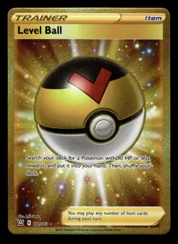 Level Ball 181/163 Secret Rare Battle Styles Pokemon Card - Image 1