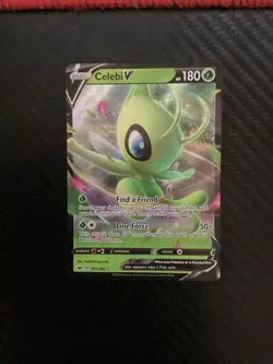 Pokemon Tcg Celebi V 001/202 Swsh01: Sword & Shield Holo (NM) - Image 1