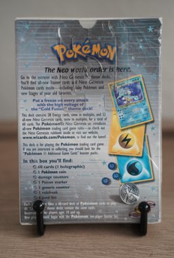 Pokemon Neo Genesis Cold Fusion Theme Deck Factory Sealed WOTC 2000 Kingdra - Image 2