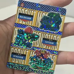 Pokemon Pocket Monsters Vending Prism Holo Bulbasaur Ivysaur Venusaur Carddass - Image 4