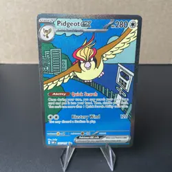 Pidgeot ex 225/197 SIR Special Illustration Rare Pokemon Obsidian Flames NM - Image 1