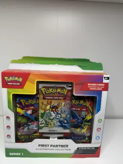 5x Pokemon TCG First Partner Illustration Collection Series 1 Sealed Lot of 5 - Image 1