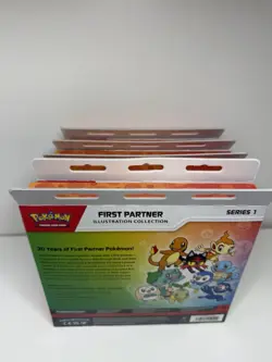 5x Pokemon TCG First Partner Illustration Collection Series 1 Sealed Lot of 5 - Image 4