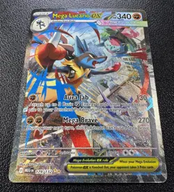 Pokemon Mega Lucario ex Special Illustration Rare SIR Full Art Holo 179/132 - Image 2