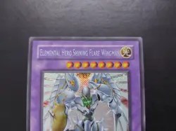 Yugioh - Elemental Hero Shining Flare Wingman CT03-EN004 Secret Rare Promo - Image 2