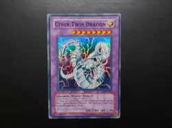 Yugioh - Cyber Twin Dragon CRV-EN035 Super Rare 1st Edition - Image 1