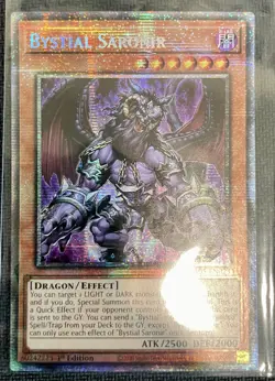 Yugioh Rarity Collection 5 Bystial Saronir Platnium Rare - Image 1
