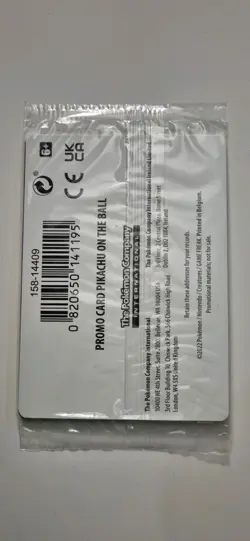 Pikachu on the Ball 001/005 Pokemon Card Sealed Promo Fultsal UK Exclusive - Image 2