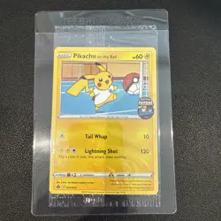 Pikachu on the Ball 001/005 Pokemon Card Sealed Promo Fultsal UK Exclusive - Image 1