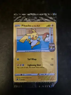 Pokemon Pikachu On The Ball UK Exclusive Futsal 001/005 Promo Card New Sealed - Image 1