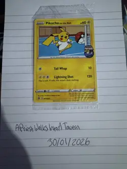 Pikachu on the Ball 001/005 Pokemon Card Sealed Promo Fultsal UK Exclusive #2 - Image 3