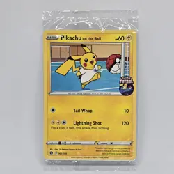 Pokemon Pikachu TCG On the Ball Promo Card 001/005 UK Exclusive, Sealed - Image 1