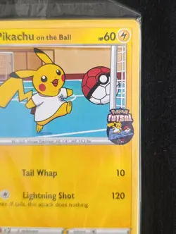 Pokemon Pikachu On the Ball sealed card - Futsal promo 001/005 UK Exclusive - Image 4